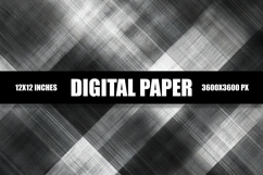 Black And White Check Fabric Digital Paper Product Image 1