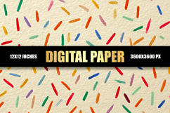 Colorful Particles Digital Paper Product Image 1