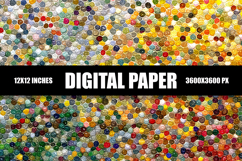 Colorful Circles Digital Paper Product Image 1