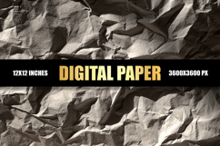 Abstract Crumpled Paper Texture Digital Paper Product Image 1
