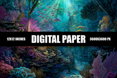 Underwater Digital Paper Product Image 1
