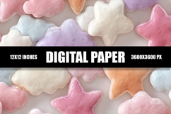 Clouds And Stars Digital Paper Product Image 1
