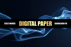 Abstract Blue Digital Paper Product Image 1