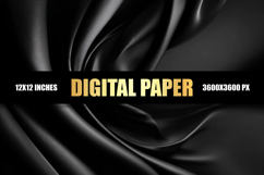 Abstract Black Digital Paper Product Image 1