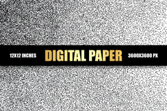 Black And White Texture Digital Paper Product Image 1