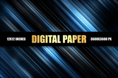 Blue Lines Digital Paper Product Image 1