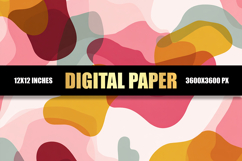 Abstract Shapes Digital Paper Product Image 1