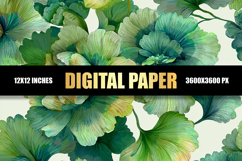 Floral Digital Paper Product Image 1