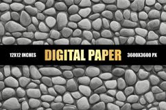 Stones Wall Digital Paper Product Image 1