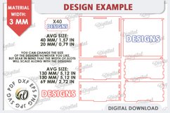 Date Night Box &amp; Tokens Laser Cut Bundle. Valentines SVG Product Image 4