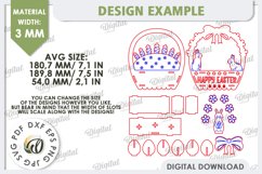 3D Easter Decor LaserCut Bundle. Easter Stand. Spring Desigs Product Image 4