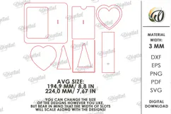 Personalized Pet Paw Print Photo Frame Laser Cut. Pet SVG Product Image 2