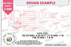 Valentine&#039;s Mailboxes Laser Cut Bundle. Love Mailboxes SVG Product Image 5