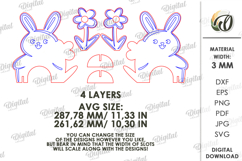 Easter Kids Croquet Hoops Bundle Laser Cut. Kids Game SVG Product Image 3