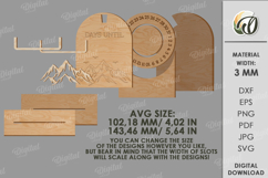 Interchangeable countdowns Bundle Laser Cut. Home decor SVG Product Image 3