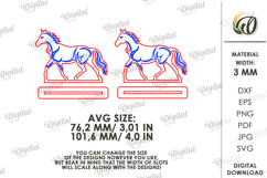 3D Wooden Carriage Bundle Laser Cut. Horse vehicles SVG Product Image 2
