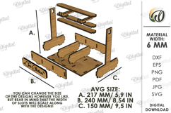 3D Kitchen Organizers Bundle Laser cut. Kitchen Decor SVG Product Image 3