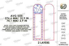 School Pencil Holder Laser Cut. Gift For School Kid SVG Product Image 2