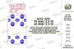 Bakery Tag Laser Cut. Store Gift Tag SVG. Cooking Product Image 2