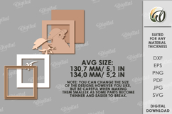 Easter Vintage Portraits Bundle Laser Cut. Wall Decor SVG Product Image 3