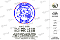 Funny Coaster Laser Cut. Funny Quote. Kitchen Decor SVG Product Image 2