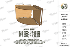 Decorative Wall Shelves Bundle Laser Cut. Display Shelf SVG Product Image 3