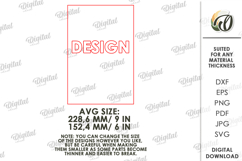 3D Wild West Wall Art Sign Laser Cut. Wall Decor SVG Product Image 2