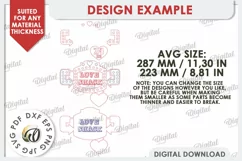 Love Shack Door Sign Laser Cut. Valentine Sign SVG Product Image 3