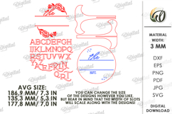 Family Round Signs Bundle Laser Cut. Stand Decor SVG Product Image 3