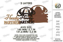 Cowboy welcome signs Bundle Laser Cut. Western SVG Product Image 2