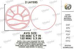 Diamond Mosaics Bases Bundle Laser Cut. Diamond Blank SVG Product Image 3