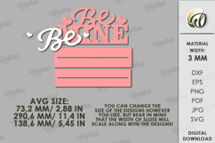 Valentine’s Day Word Stand Laser Cut. Stand Decor SVG Product Image 2