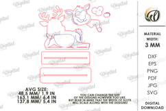 Funny Christmas Characters Bundle Laser Cut. Stand Decor SVG Product Image 3