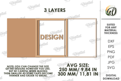 Botanical Line art decors Bundle Laser Cut. Wall Decor SVG Product Image 3