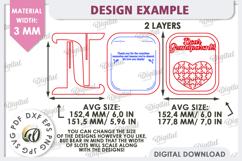Grandparents Puzzle Frame Laser Cut Bundle. 3D Family Frames Product Image 2