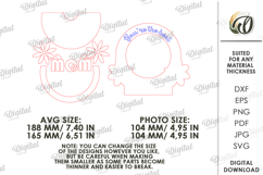 Mother's Day Photo Frames Bundle Lasercut. Picture Frame SVG Product Image 3