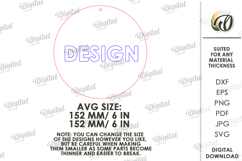 Boho Coloring Wall Signs Bundle Laser Cut. Wall Decor SVG Product Image 2