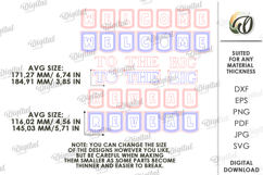 Gender Party Banners Bundle Laser cut. Wall decor SVG Product Image 2