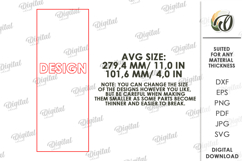 Spring Vertical Door Sign Laser Cut. Door Sign SVG Product Image 2