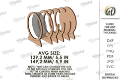 Christmas Lamp Laser Cut. Christmas Nightlight SVG Product Image 2