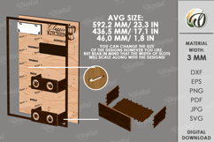 Weekly Menu Planners Bundle Laser Cut. Kitchen Organizer SVG Product Image 3