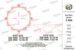 3D Wooden cake stand Laser Cut. Cake holder SVG Product Image 2