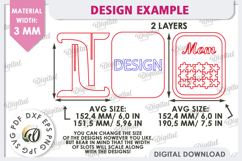 Personalized Mom Gift Laser Cut. Mother&#039;s Day Gift SVG Product Image 2