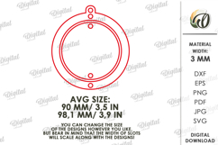 3D Christmas Ornament Laser Cut. Christmas Decor SVG Product Image 2