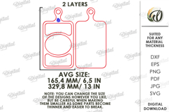 Kitchen Serving Snack Tray Laser Cut. Treat Board SVG Product Image 2