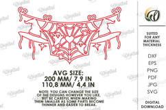 Halloween Garlands Bundle Lasercut. Halloween Wall Decor SVG Product Image 3