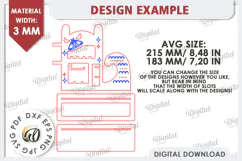 Jewelry Organizer Laser Cut. 3D Jewelry Stand SVG Product Image 2