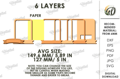 3D Fall Lamps Bundle Laser Cut. Night Light. Led Light SVG Product Image 3