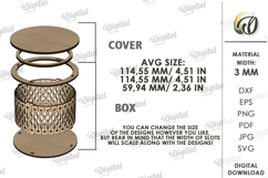 Christmas Candy Box Laser Cut. Candy Box SVG Product Image 2