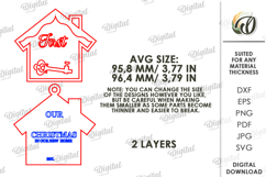 Personalized First Christmas Ornaments Bundle Laser Cut Product Image 3